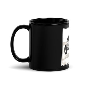 Black photocopy Glossy Mug