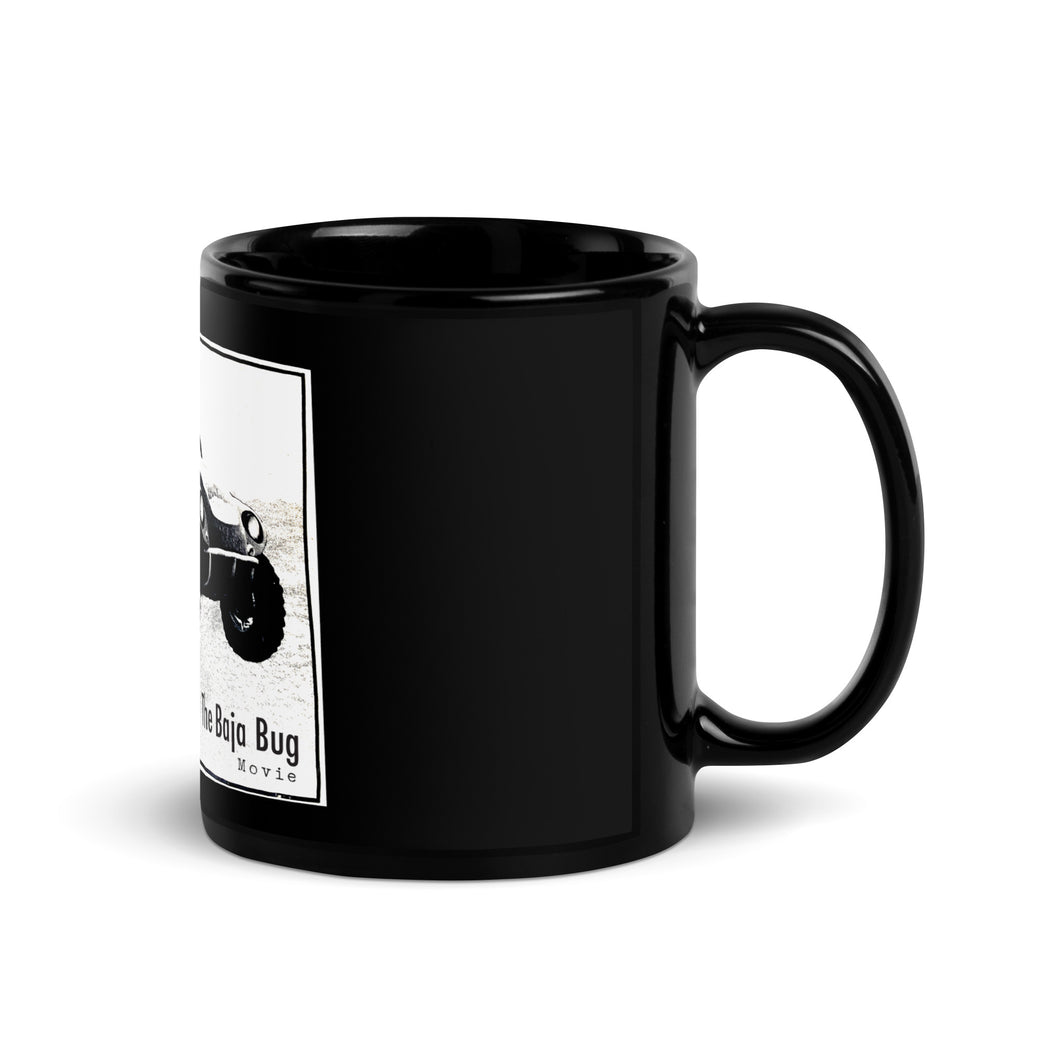 Black photocopy Glossy Mug