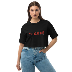 The Baja Bug Movie Cartoon type Loose drop shoulder crop top