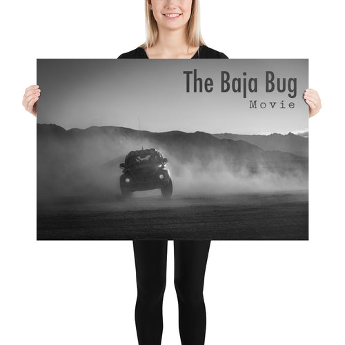 The Baja Bug Movie Dry Lake Poster shot