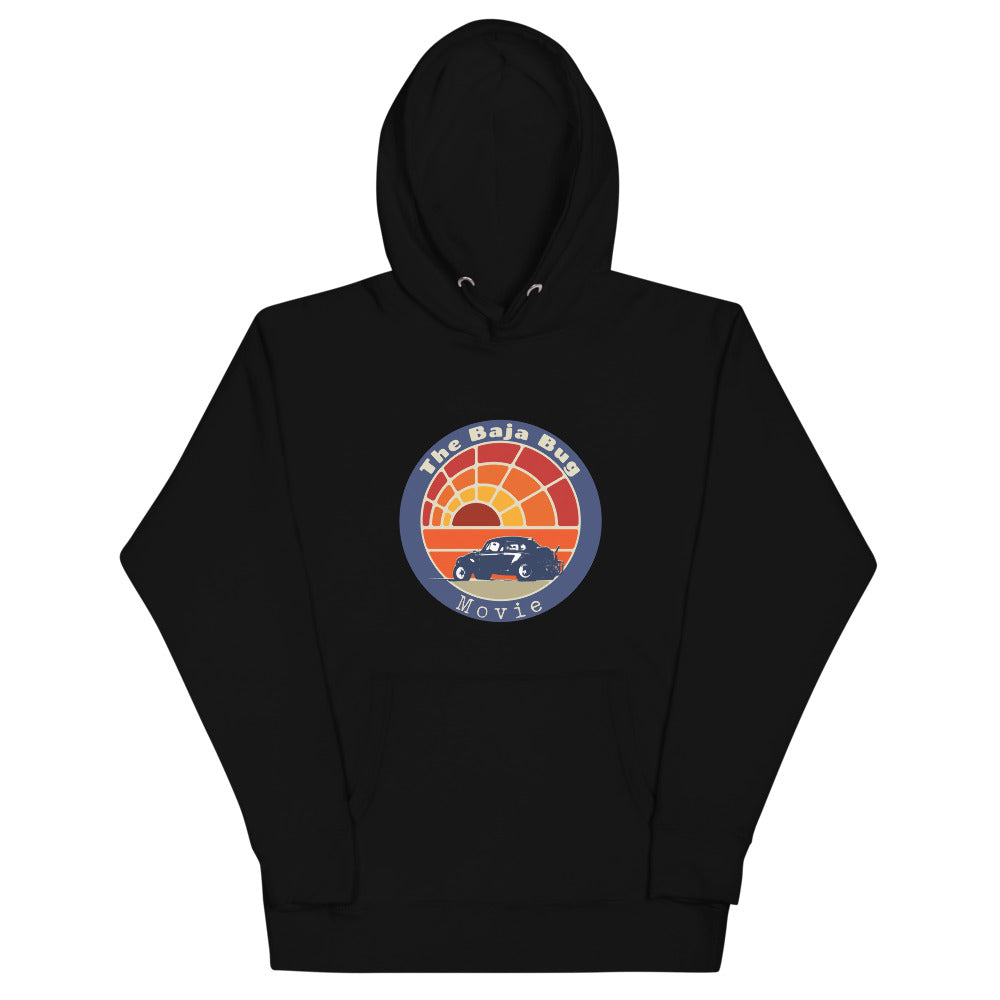 The Baja Bug Movie Circular logo Hoodie