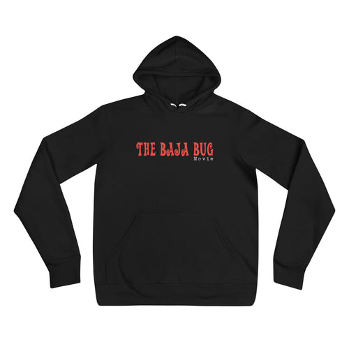 The Baja Bug Movie Cartoon font hoodie