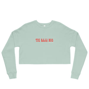 The Baja Bug Movie Cartoon Type Women's Crop Sweatshirt