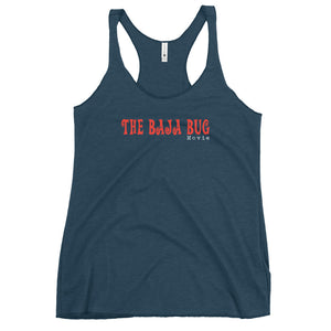 The Baja Bug Movie Cartoon Type Women's Racerback Tank